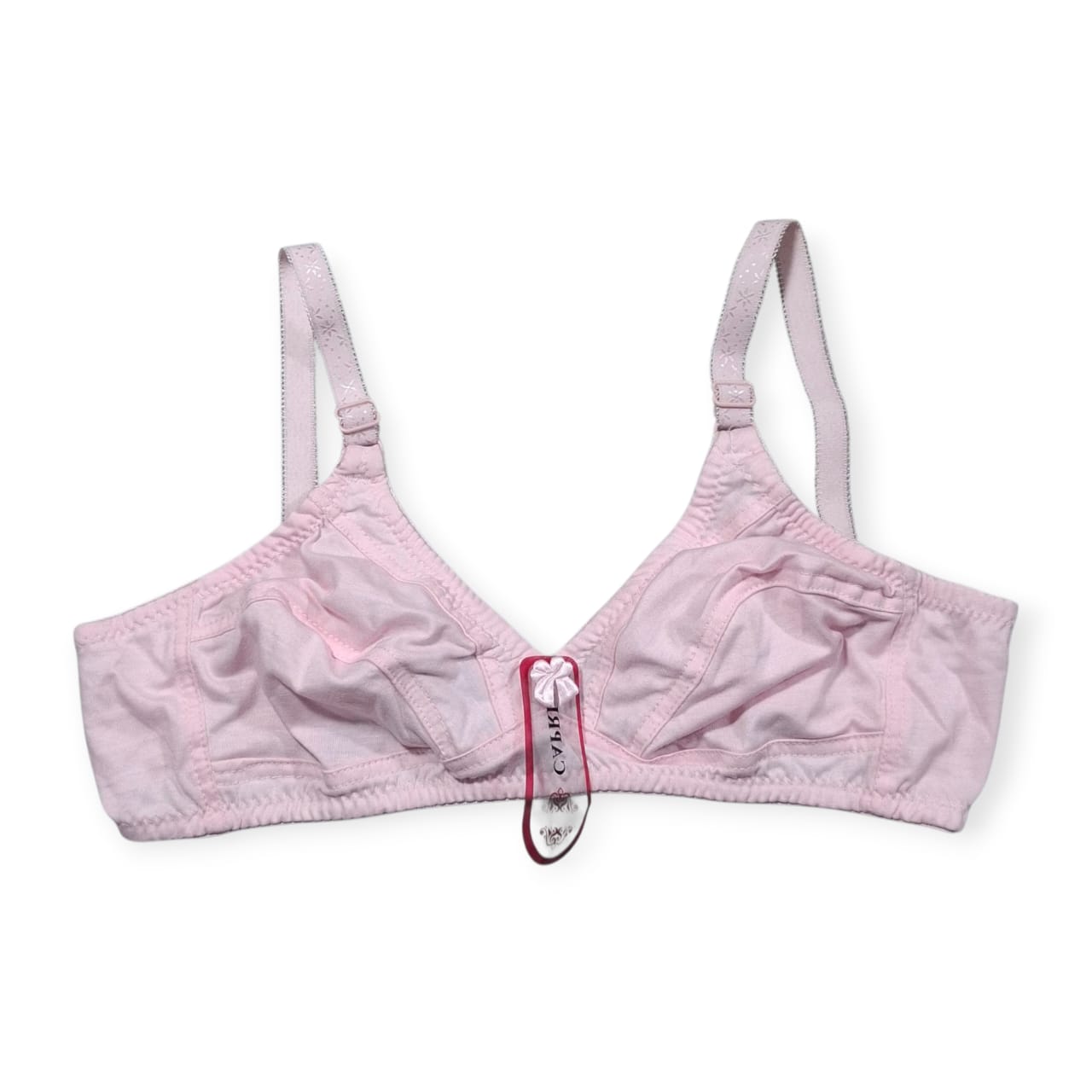 Soft Cotton Non-Padded Bra – Light Pink Everyday Comfort Fit