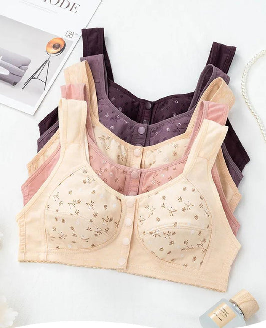 Winter Button Bra for Women – Non-Wired Front Button Design